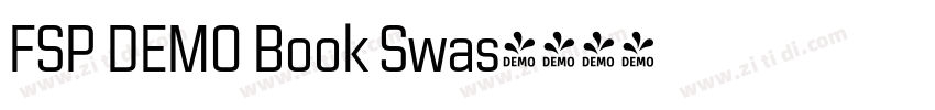FSP DEMO Book Swas字体转换 FSP DEMO Book Swas字体转换